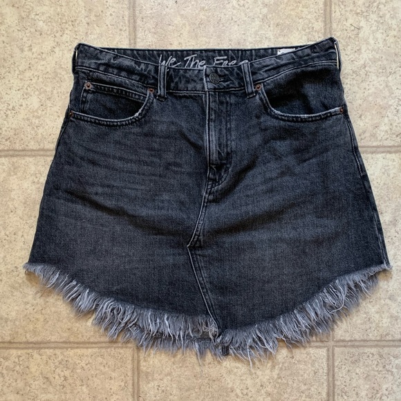 We the free Denim Mini Skirt - Picture 3 of 4